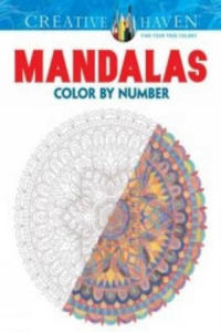 Creative Haven Mandalas Color by Number Coloring Book - 2876020864