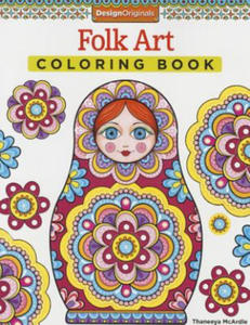 Folk Art Coloring Book - 2878780920