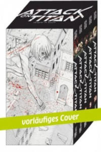 Attack on Titan, Bnde 6-10 im Sammelschuber mit Extra. Bd.6-10 - 2862047727