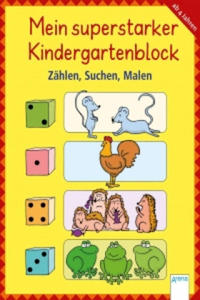 Mein superstarker Kindergartenblock - Zhlen, Suchen, Malen - 2877482489