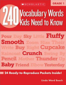 240 Vocabulary Words Kids Need to Know, Grade 1 - 2861891189