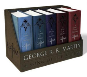 George R. R. Martin's A Game of Thrones Leather-Cloth Boxed Set (Song of Ice and Fire Series) - 2871688757