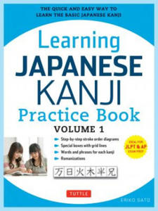 Learning Japanese Kanji Practice Book Volume 1 - 2867749762