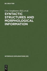 Syntactic Structures and Morphological Information - 2878440773