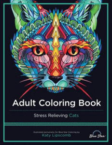 Adult Coloring Book: Stress Relieving Cats - 2826625530