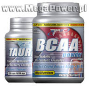 TREC BCAA Powder 400 g + Taurine 900 120 kap. GRATIS V.I.P - 766576430