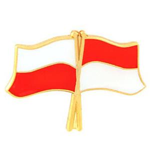 Przypinka, pin flaga Polska-Monako - 2862365424