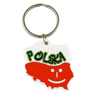Brelok gumowy kontur polski - umiech - 2862364451