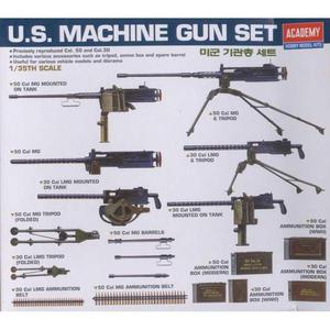 Academy-1384 U.S. MACHINE GUN SET - 2823906624