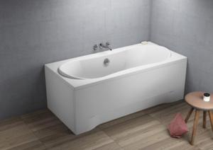 Wanna akrylowa prostoktna LONG 180x80 cm produkcji Polimat - 2861431151