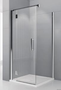 Drzwi prysznicowe Modus G80 z elementem staym do cianki bocznej 80 cm produkcji Novellini MODUSGF80L-D-1K prawe - 2861431158