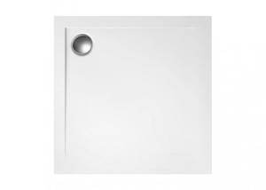 Brodzik akrylowy posadzkowy kwadratowy GEOS 100x100x1,5 cm produkcji Polimat - 2871399660