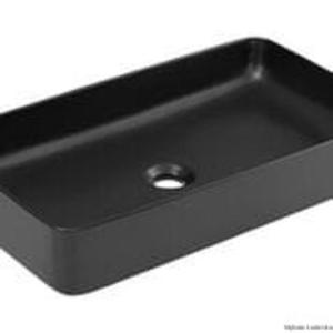 Umywalka nablatowa SLIM 2 MATT BLACK UM-6275 produkcji COMAD - 2861432670