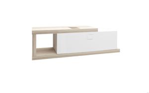 SZAFKA POD UMYWALK FIFA LEWA Oak Halifax White 150 cm - 2861435889