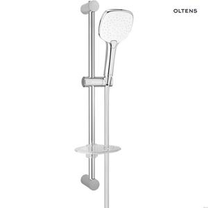 Oltens Driva EasyClick (S) Alling 60 zestaw prysznicowy z mydelniczk chrom/biay 36005110 - 2864960987