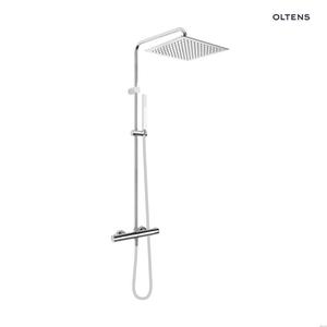 Oltens Boran (S) zestaw prysznicowy termostatyczny z deszczownic kwadratow chrom 36503100 - 2871880760