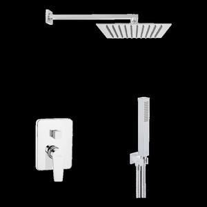 Zestaw podtynkowy z bateri podtynkow 2-funkcyjn Dokos Chrom BS-19-Ck2 producent Invena - 2874240085