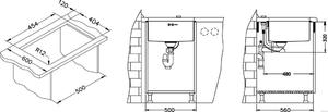 ALVEUS QUADRIX 40 zlewozmywak stalowy - nr kat:1102605 - 2875867929