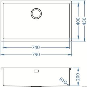 ALVEUS QUADRIX 60 zlewozmywak brz - nr kat:1117479 - 2875867951