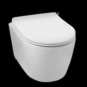 Balneo Luxa Miska podwieszana WC rimless bez konierza z desk wolnoopadajc z duroplastu biaa, producent: Balneo, nr kat.: G0101010101-1 - 2874999400