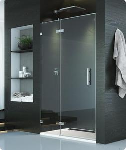 Drzwi prysznicowe jednoczciowe lewe ze ciank sta w linii Pur produkcji SanSwiss PU13GSM11007 - 2848959376