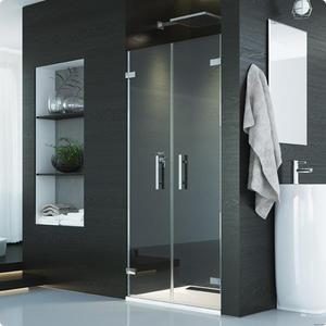 Drzwi prysznicowe dwuczciowe Pur produkcji SanSwiss PUR2SM11007 - 2848959388