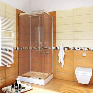 Kabina prysznicowa kwadratowa Metal-Hurt Stylio 90x90x190 cm szko transparentne BK502QT+ - 2861428857