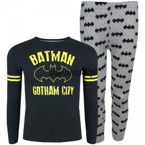 Piama Batman Gotham czarna - 2865948427