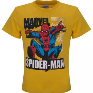 T-shirt Koszulka Spiderman Spider musztardowy - 2873747033