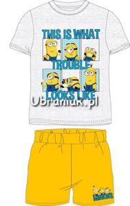 Piama letnia Minionki szaro-ta - 2878655913