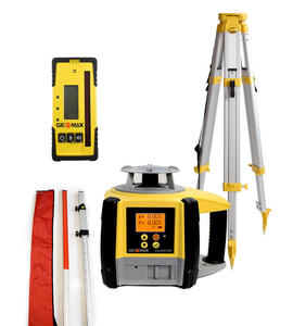 Niwelator laserowy GeoMax Zone 60HG z odbiornikiem GeoMax ZRP105 Pro oraz at laserow i statywem aluminiowym - 2868811663