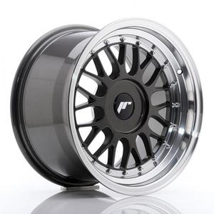 Felga JR Wheels JR23 16x9 ET20-35 BLANK Hyper Gray w/Machined Lip JR231690XX2067HG - 2861207894