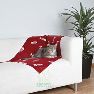 Koc dla kota narzuta 100 x 70 cm Trixie, bordowy - 2824798117