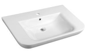 Umywalka ceramiczna 70 x 48 cm biay DORI FS1D1 Aqualine - 2861269973