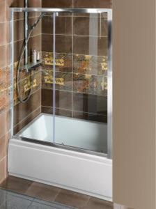 Drzwi prysznicowe do wnki przesuwne 150 x 165 cm szko czyste DEEP MD1516 Polysan - 2872232892