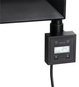 Grzaka elektryczna z termostatem czarny mat KTX 200 W KTX-B-200 Sapho - 2874280648