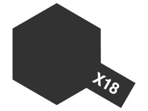 Farba emaliowa X18 Semi gloss black - 2850350926
