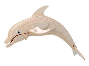 Delfin skadanka drewniana - 2850351065