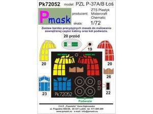 Maski do samolotu PZL P-37A/B o - 2850352698