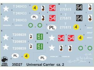 Kalkomania Universal Carrier Mk.II - 2850352948