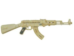 Karabin AK-47 skadanka drewniana - 2856334480