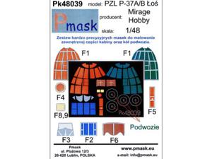 Maski do samolotu PZL P-37A/B o - 2858388665