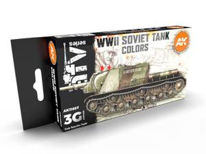 Zestaw farb WWII Soviet tank colors - 2859929463