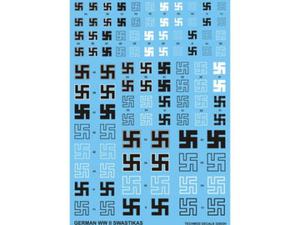 Kalkomania German Swastikas WWII - 2859929565