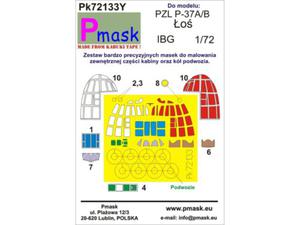 Maski do samolotu PZL P-37A/B o - 2859929740