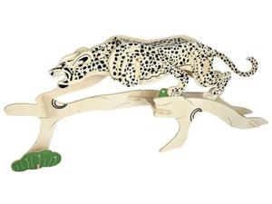 Leopard skadanka drewniana - 2859929965