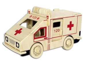 Samochd ambulans skadanka drewniana - 2859929967