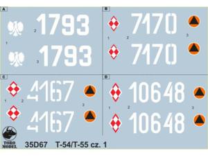 Kalkomania T-54/T-55 w Wojsku Polskim - 2859930773