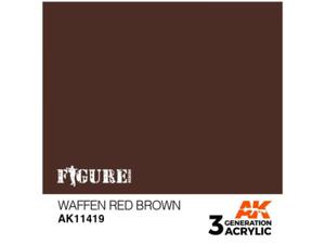 Farba akrylowa Waffen red brown - 2859931394