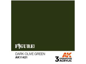 Farba akrylowa Dark olive green - 2859931427